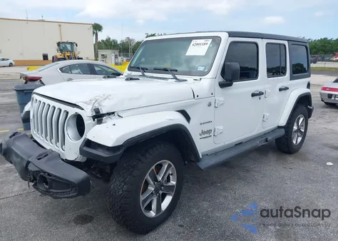 2019 Jeep Wrangler Unlimited Sahara 4X4 from USA, damaged, VIN 1C4HJXEN0KW623325